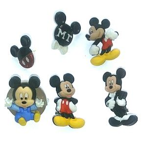 Disney Mickey Pin Set 6 ct